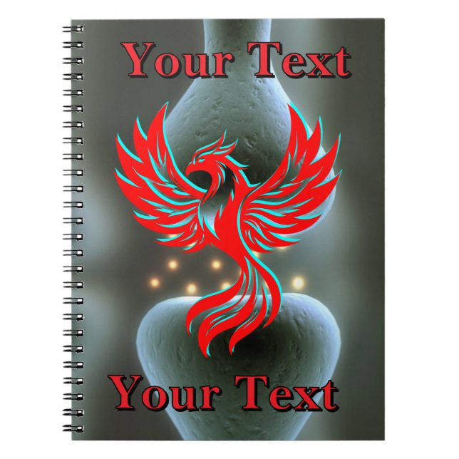 Carnet Bone Nerve Phoenix Imaginaire Science personnalisa (Devant)