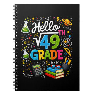 Carnet Bonjour 7e année Carré drôle de 49 Mathématiques