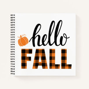 Carnet Bonjour automne