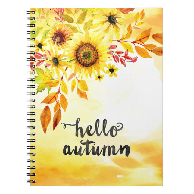 Carnet Bonjour automne (Devant)