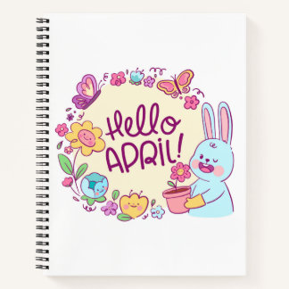 Carnet Bonjour Avril