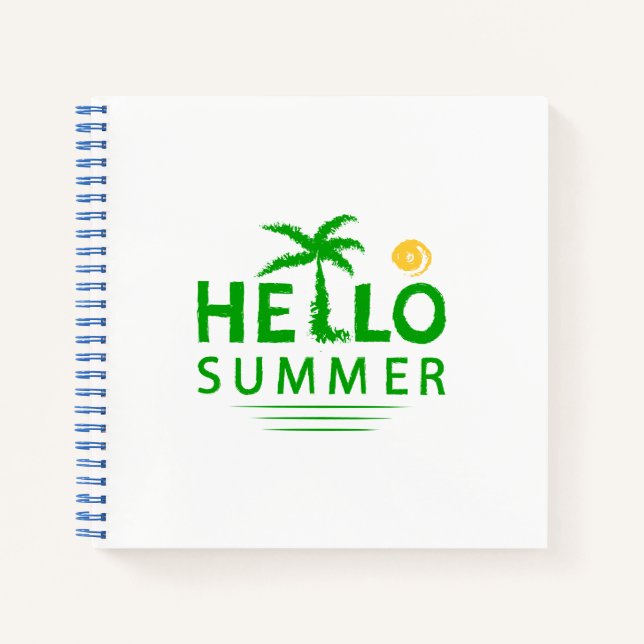 Carnet Bonjour été (Devant)