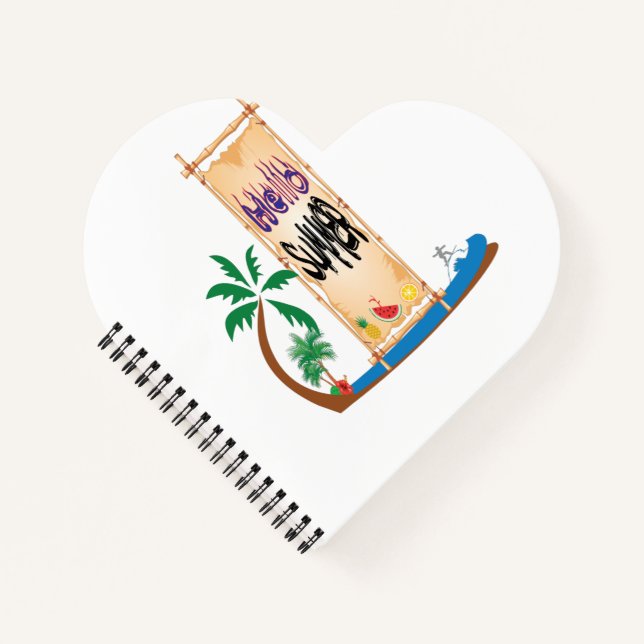 Carnet Bonjour été (Devant)