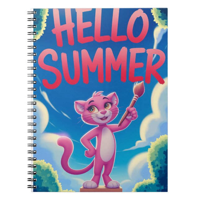 Carnet Bonjour l'été  (Devant)