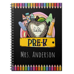 Carnet Bonjour Pré-k, Pré-K Nom de l'enseignant