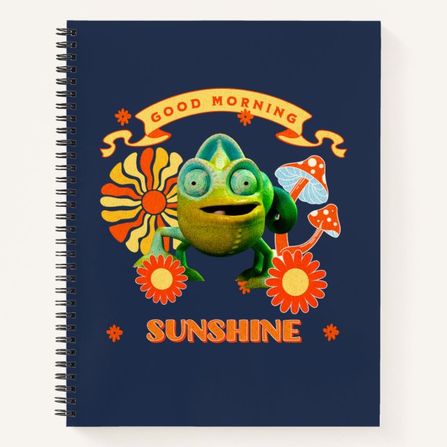Carnet Bonjour Soleil Drôle Caméléon (Devant)