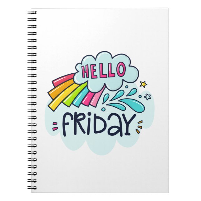 Carnet Bonjour vendredi (Devant)