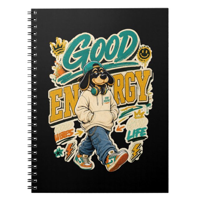 Carnet Bonne Énergie Vibes Positives (Devant)