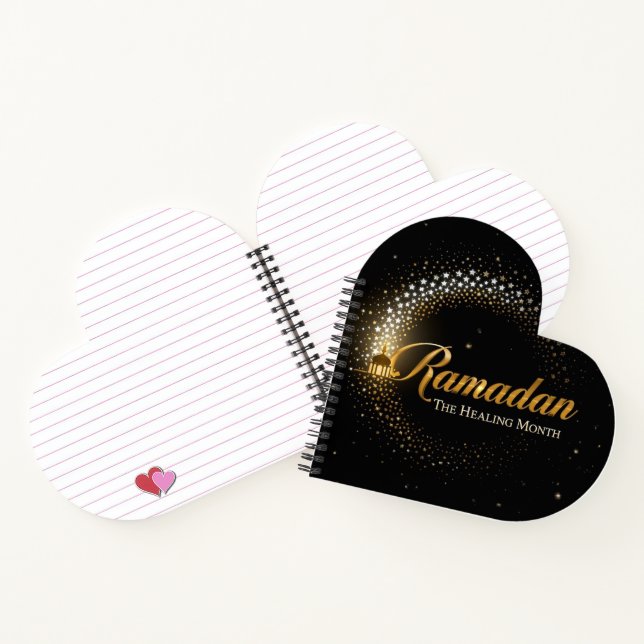 Carnet Bonne fête de Ramadan Mubarak  (Intérieur)