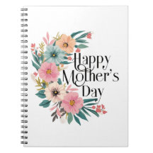 Bonne Fête des mères Fleurs latérales droite Pêche