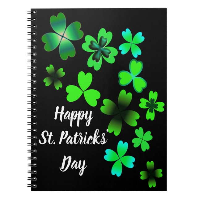 Carnet Bonne Saint Patrick, Lucky Clovers (Devant)
