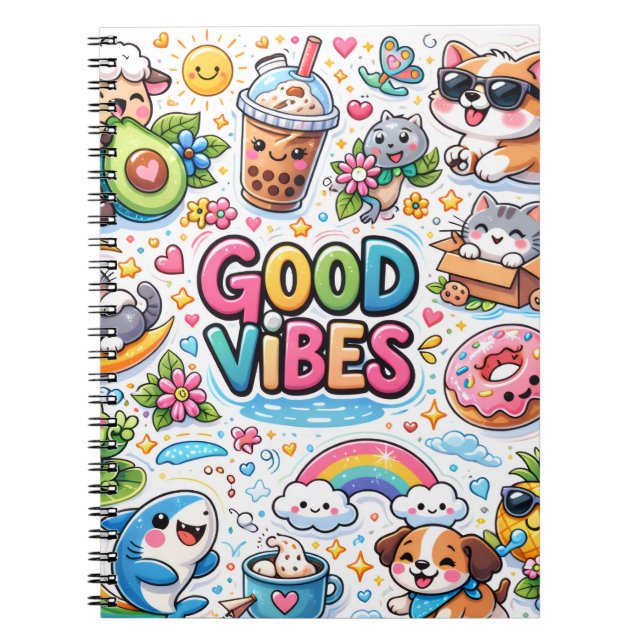Carnet Bonnes Vibrations Seulement  (Devant)