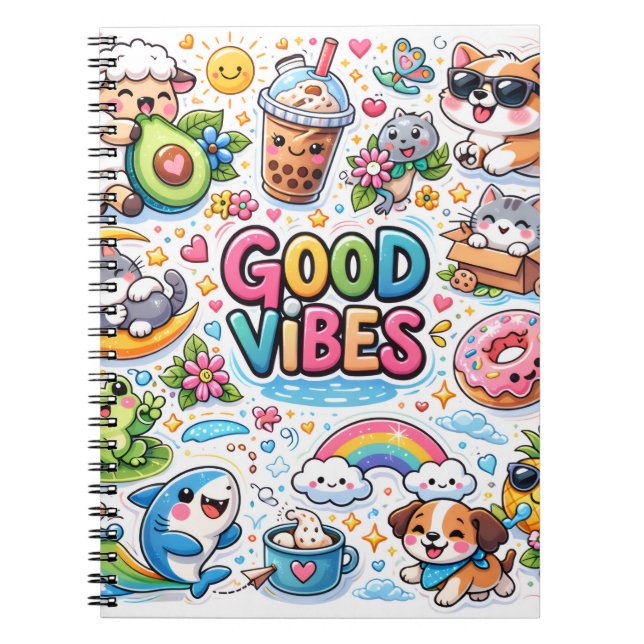 Carnet Bonnes Vibrations Seulement  (Devant)