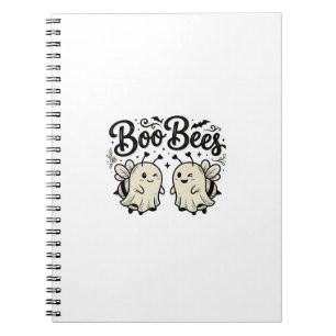 Carnet Boo Bees Modèle de abeille fantôme Halloween vinta