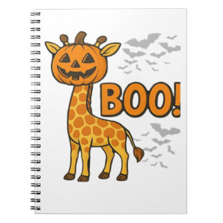 Carnet Boo Giraffe Halloween Costume Giraffe Amour Éffray