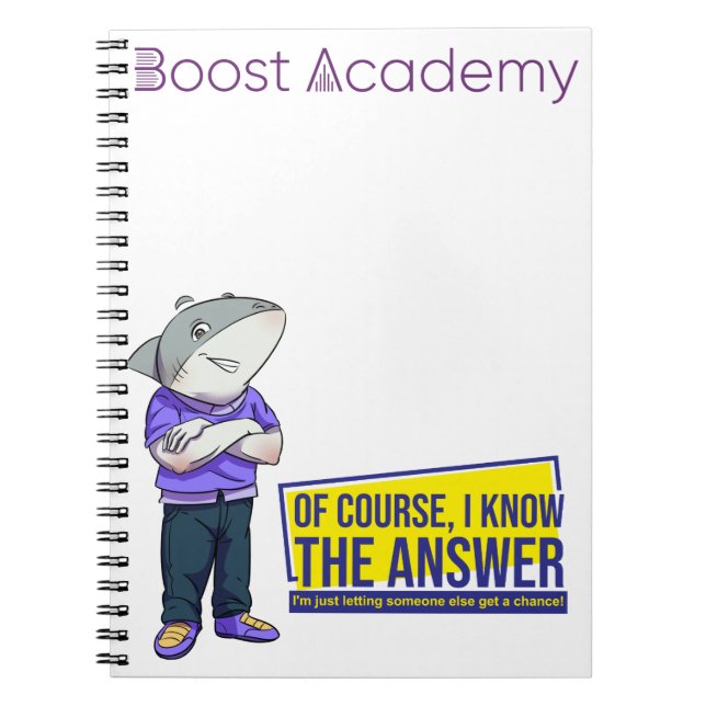 Carnet Boost Academy Sharks (Devant)
