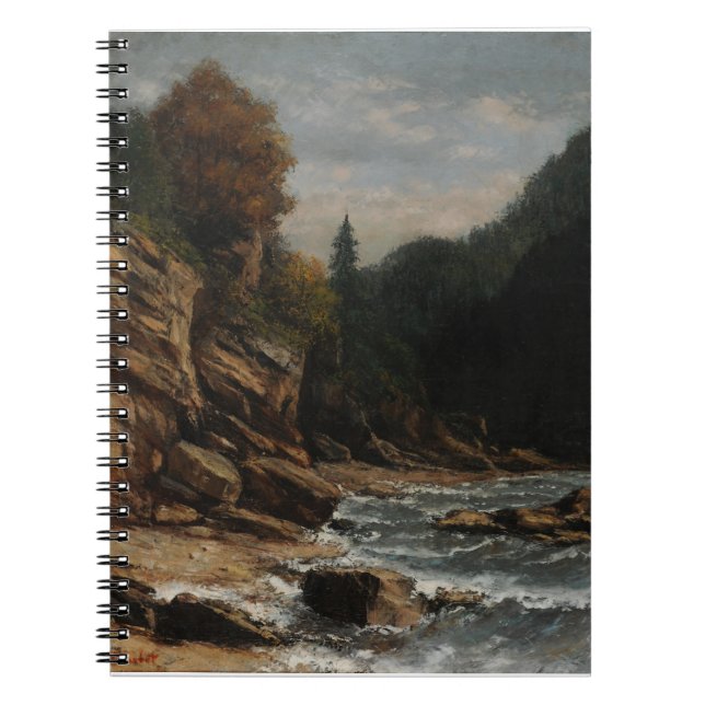 Carnet Bords du lac Léman - Gustave Courbet (Devant)