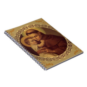 Carnet Bordure décorative St. Anthony & Enfant Jésus