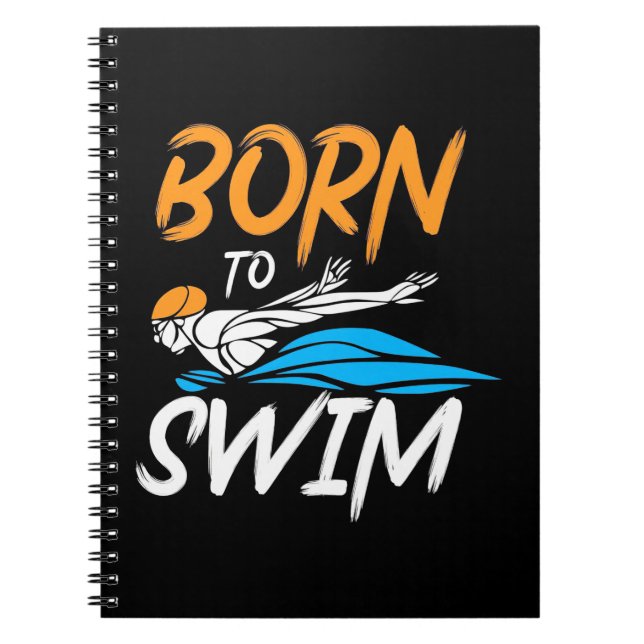 Carnet Born To Swim (Devant)