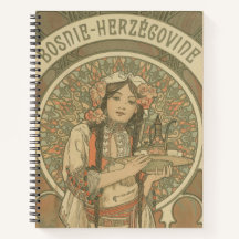 Bosnie-Herzégovine par Alphonse Mucha (1900)