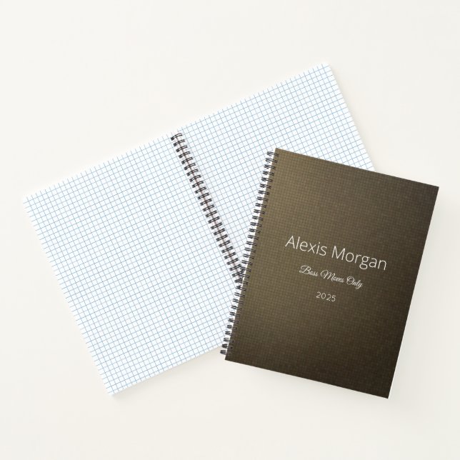 Carnet Boss déplace le planificateur quotidien (Intérieur)