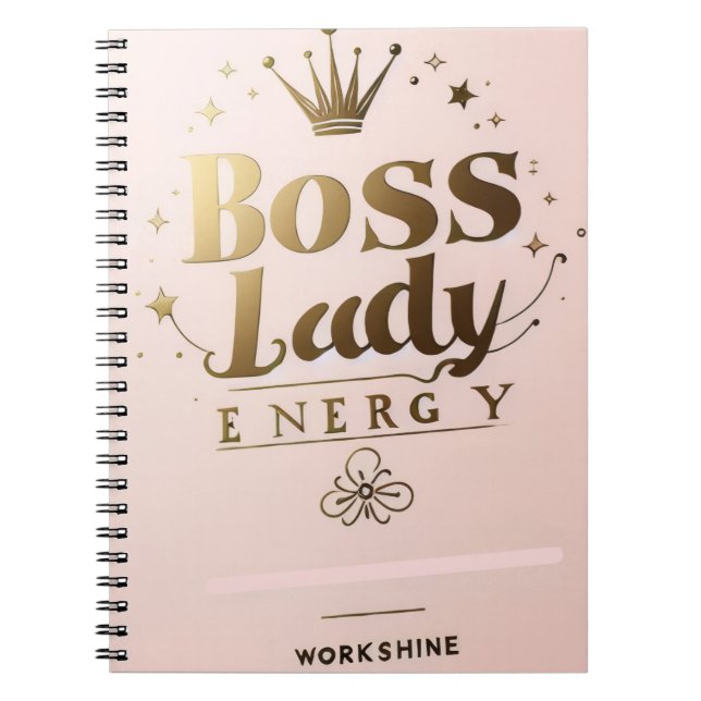 Carnet Boss Lady Energy Notebook (Devant)