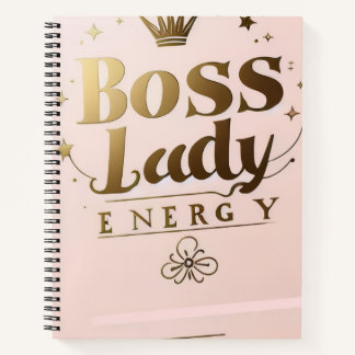 Carnet Boss Lady Energy Spiral Notebook