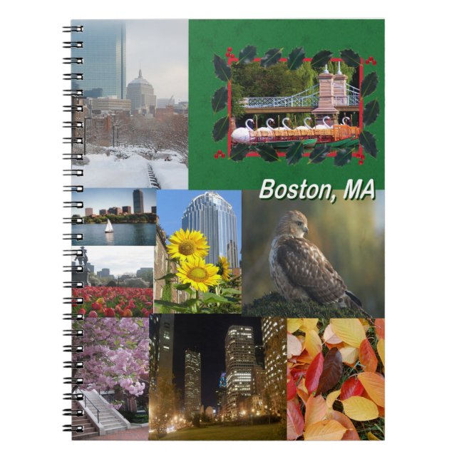 Carnet Boston, Massachusetts Photo Collage (Devant)