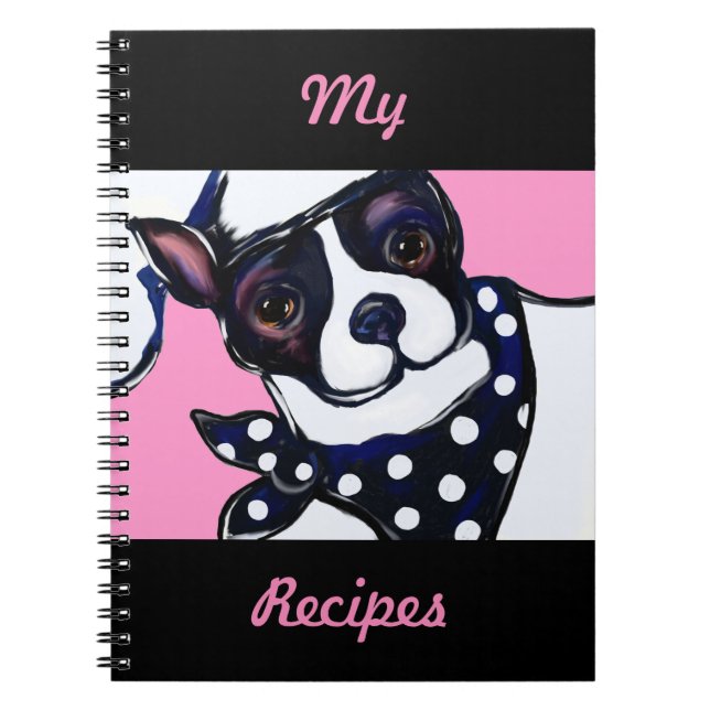 CARNET BOSTON TERRIER (Devant)