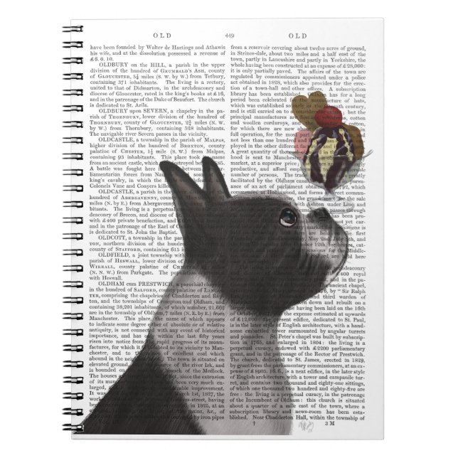 Carnet Boston Terrier Ice Cream (Devant)