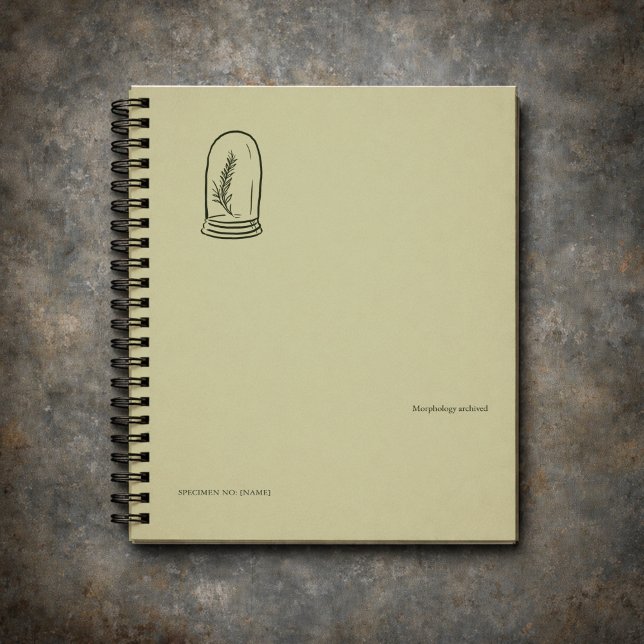Carnet Botanical Dark Academia Minimalist Garden Reader G (Créateur téléchargé)