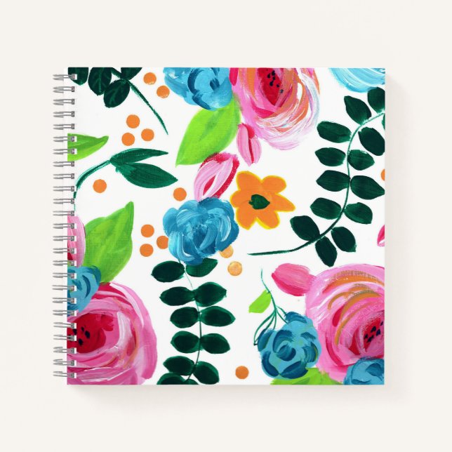 Carnet Botanical Pop spiral notebook (Devant)