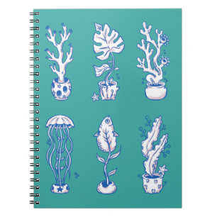 Carnet Botaniques océaniques surréalistes