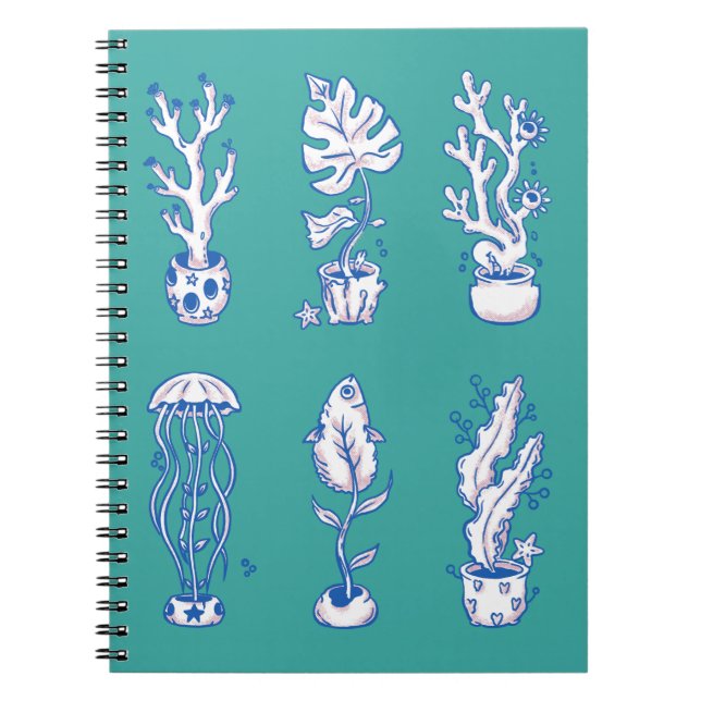 Carnet Botaniques océaniques surréalistes (Devant)