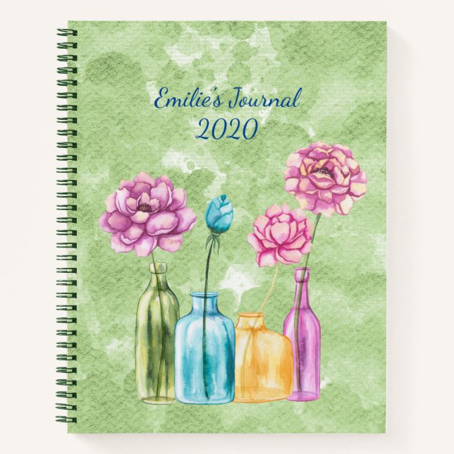 Carnet Botaniques Pastel (Devant)