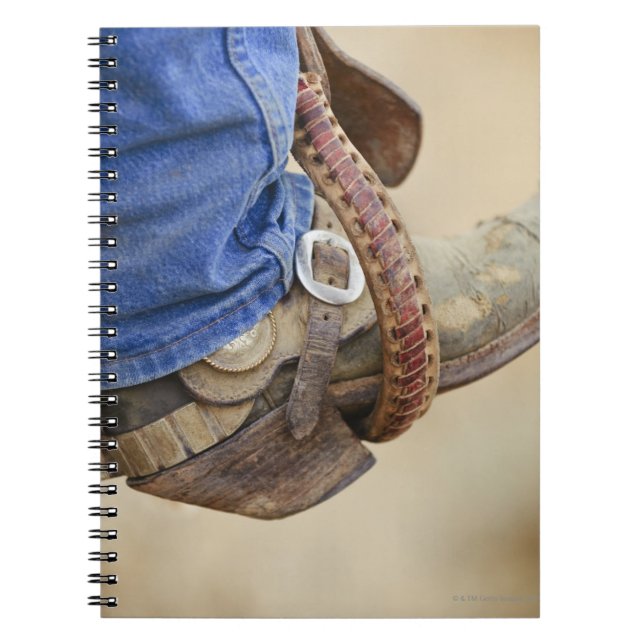 Carnet Botte Cowboy avec éperon 2 (Devant)