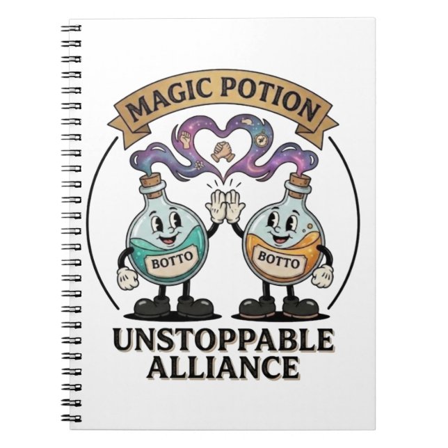 Carnet Botto Brand Unstoppable Alliance Retro Magic Potio (Devant)