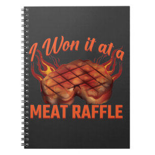 Carnet Boucher à steak au barbecue du gagnant du Raffle