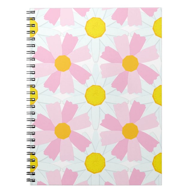 Carnet Bouches roses et blanches (Devant)