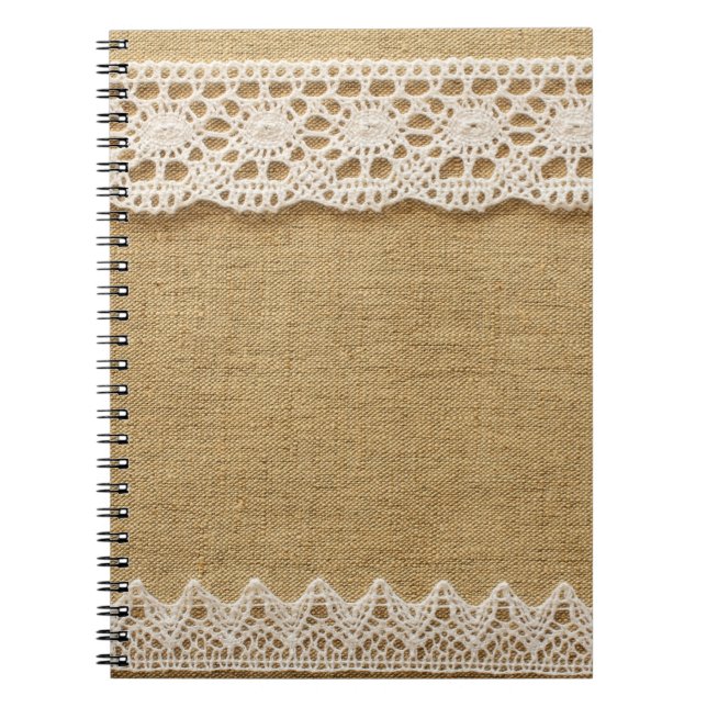 Carnet Boucles avec dentelle (Devant)