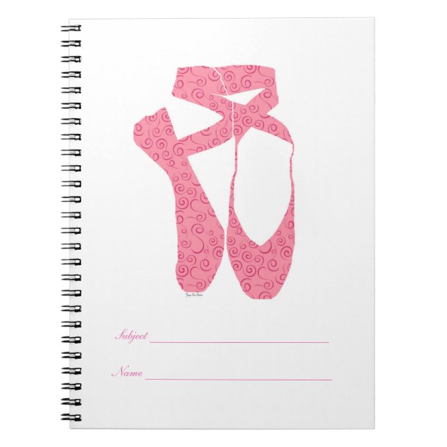 Carnet Boucles de bonbons de ballet Team Pointe (Devant)