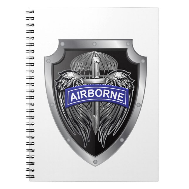 Carnet Bouclier aéroporté à ailes spécialement conçu (Devant)