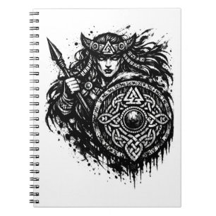 Carnet Bouclier de la vierge guerrière – Encre de guerrie