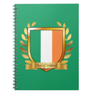 Carnet Bouclier du drapeau de la République d'Irlande