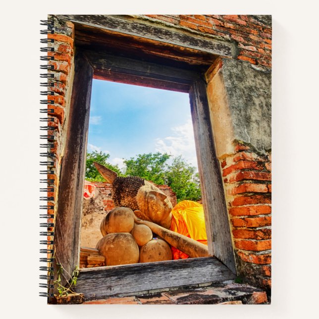 Carnet Bouddha couché, Ayutthaya (Devant)