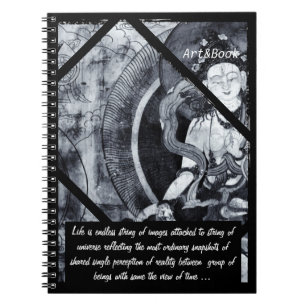 Carnet Bouddha d'Heruka n° 3 - Tibet, Art in BW (portabl