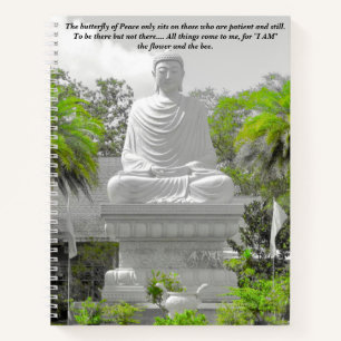 Carnet Bouddha et papillon