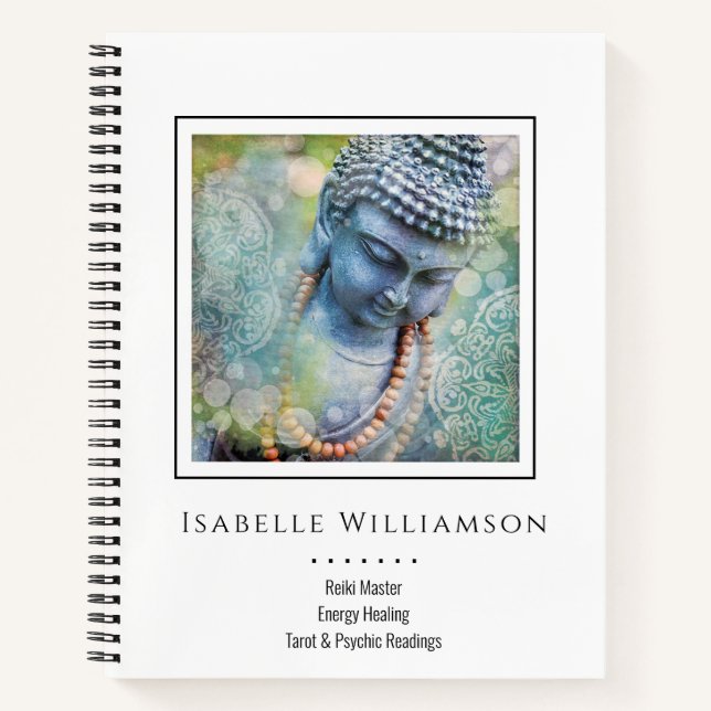 Carnet Bouddha Zen Reiki Méditation Yoga Sacré Spirituel (Devant)