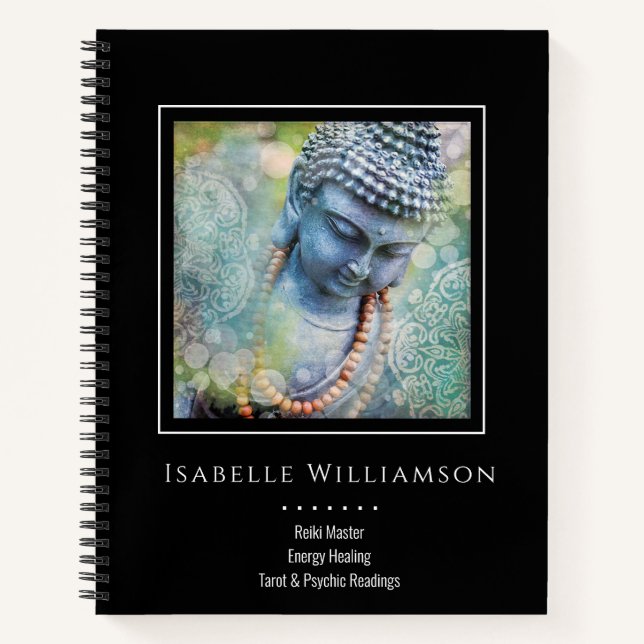 Carnet Bouddha Zen Reiki Méditation Yoga Sacré Spirituel (Devant)