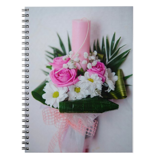 Carnet Bougie de baptême (Devant)